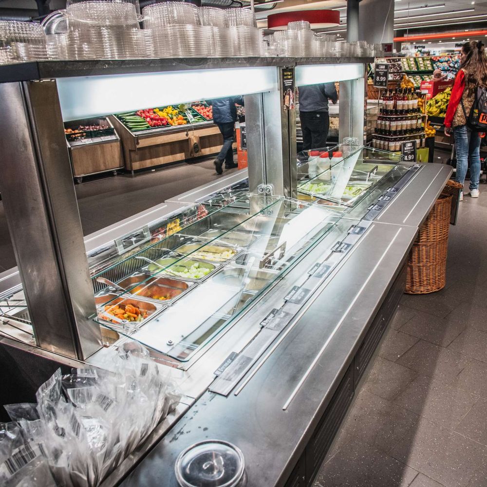 Edeka Obst und Gemüseabteilung